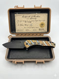 Medford Praetorian Slim | 3.3" Black PVD | S35VN | Flamed Ti | Like New