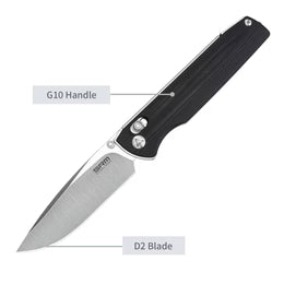 Brand new - SRM Terrier 258L-GB (3.65" D2 Blade, G10 Handle)
