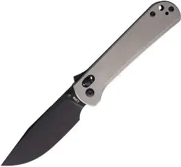 Like New - CJRB Bolt Recoil Lock Smooth Gray Titanium (3.25" Black PVD)
