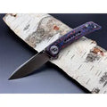 Dreamtech 3610MR Liner lock Knife Micarta Red