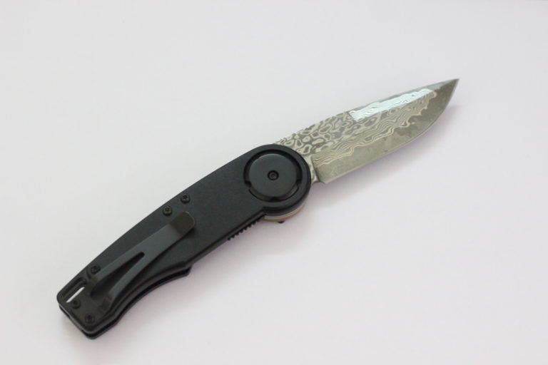 Mantis GH2027DP G&G Hawk Designs Gearhead Folding Knife 2.875" Damascus Drop point product
