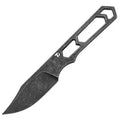 Dreamtech 4039B Black Stonewash Clip Point Neck Knife D4039B by Dreamtech Knives