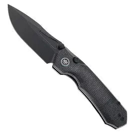 Brand New - Remette MC25B RT-Rhino (14C28N, Drop Point, Stonewashed, Micarta, Black) Pocket Knife