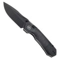 Brand New - Remette MC25B RT-Rhino (14C28N, Drop Point, Stonewashed, Micarta, Black) Pocket Knife