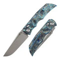 Kansept Knives SIF Crossbar Lock Knife Lightning Strike Titanium (3.8" Satin)